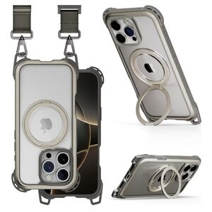 IPhone 16 Pro Case with 360° Stand